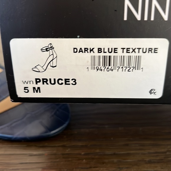 Nine West Blue Sandal Heels - Picture 5 of 5